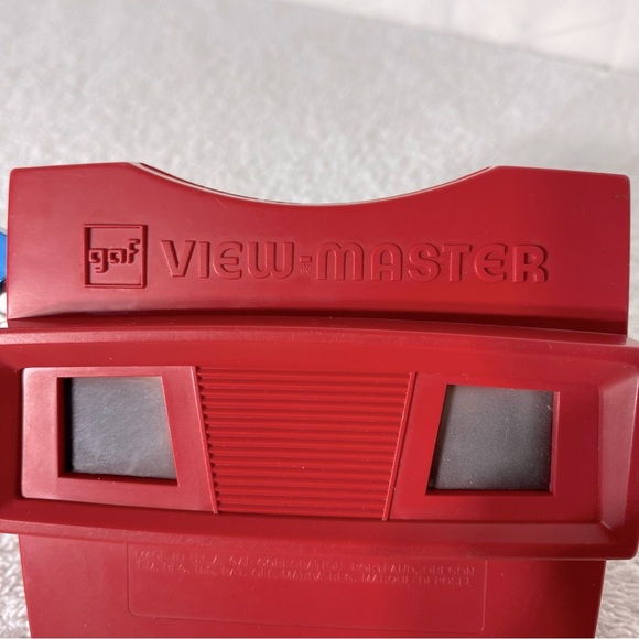 Vintage Gaf Viewmaster Red Viewmaster Toy - Picture 8 of 12